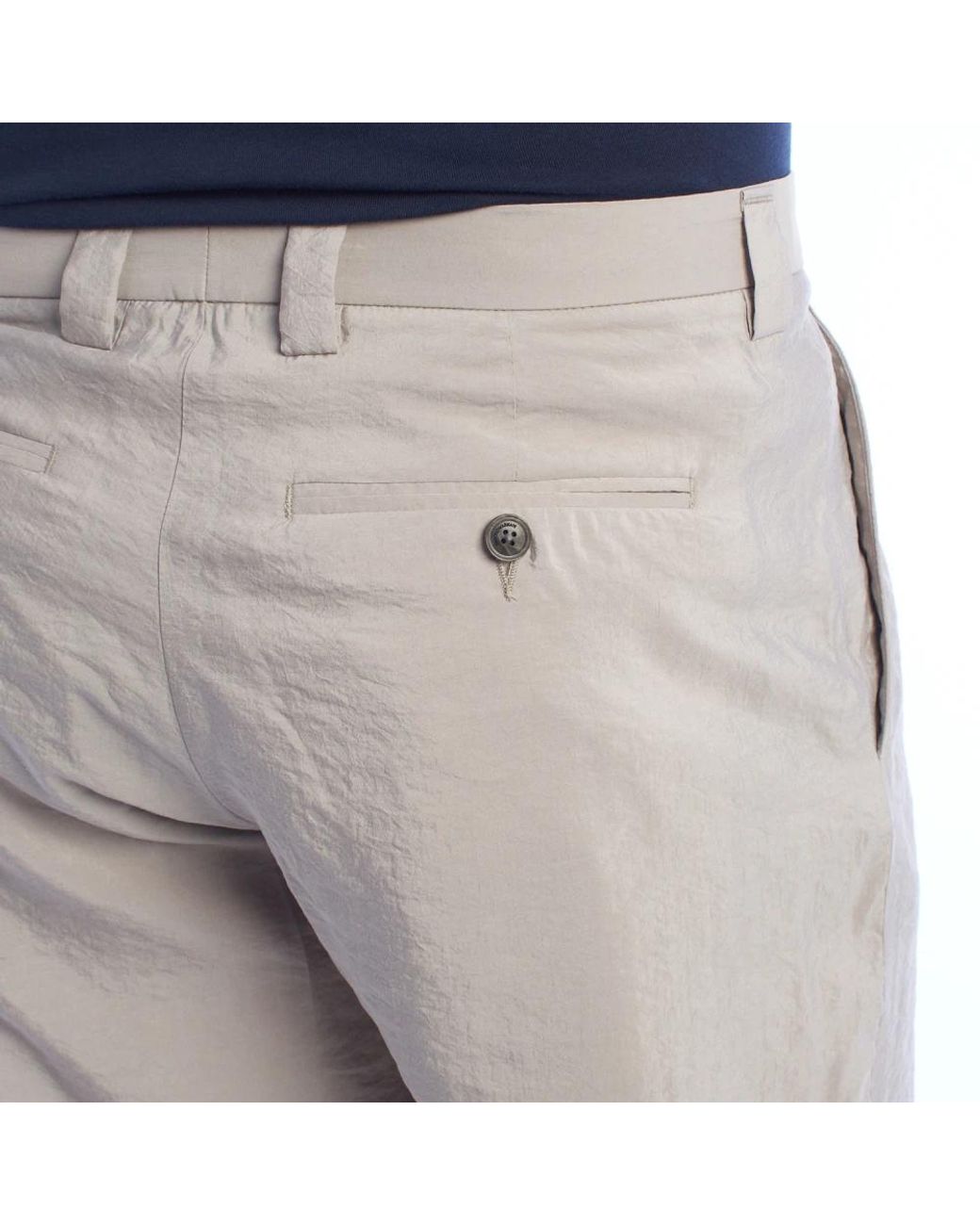 Emporio Armani Gray Straight Trousers for men