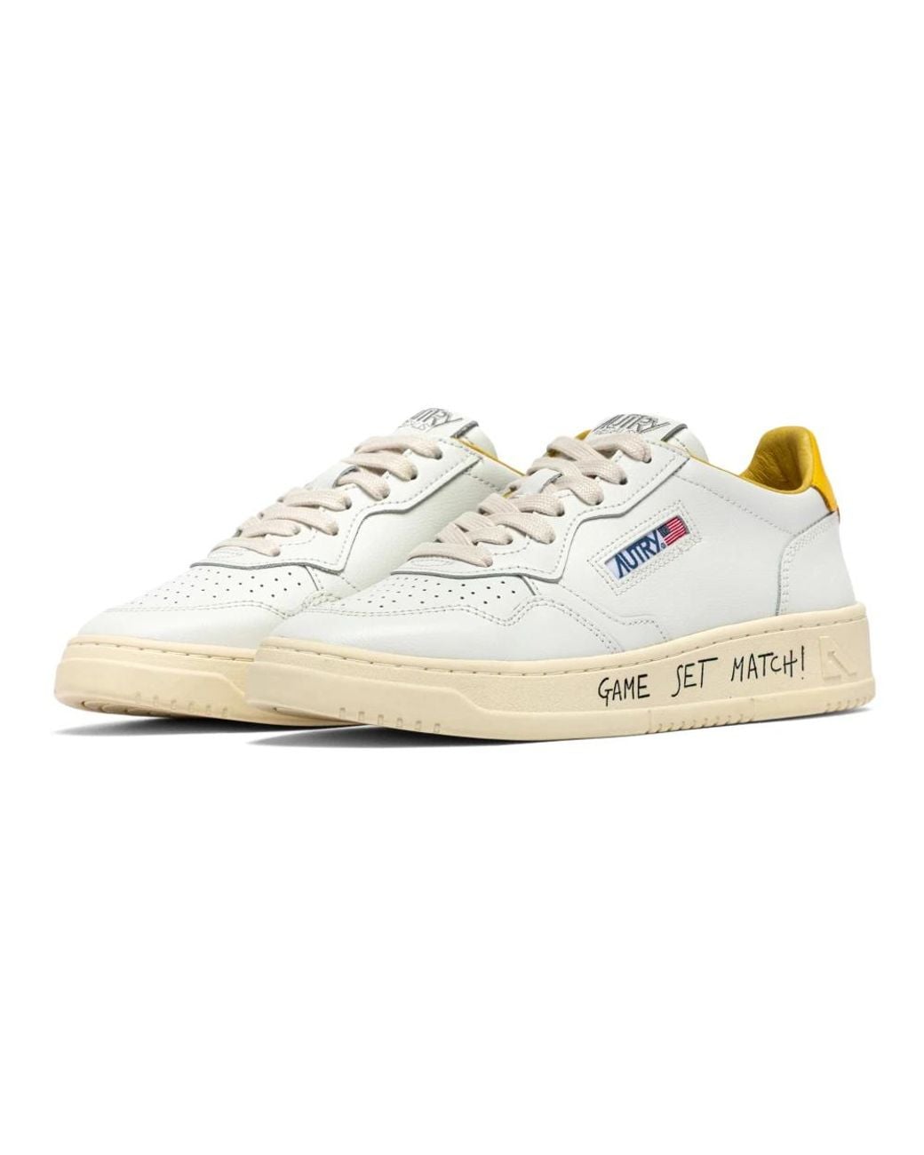 Autry White Low-Top Sneakers for men