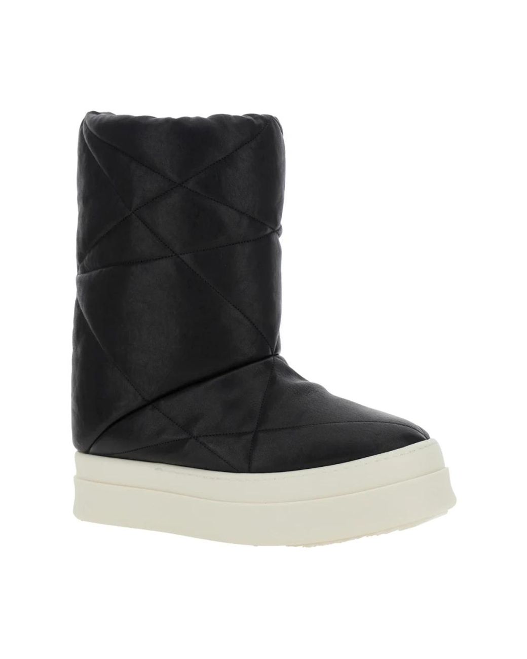 Rick Owens Black Winter Boots for men