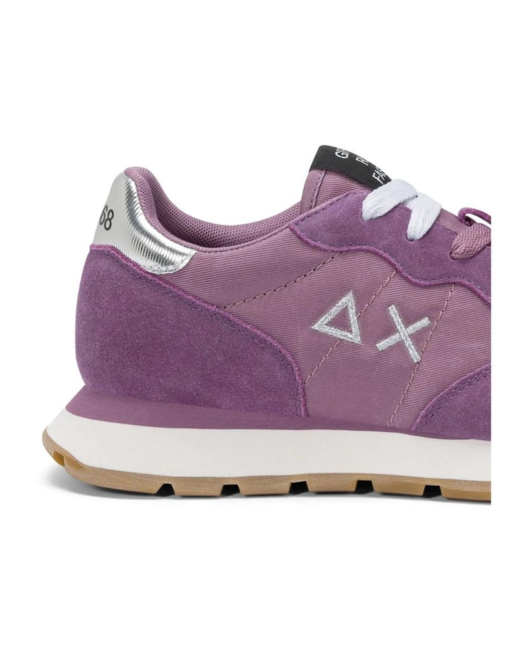 Sun 68 Purple Sneakers
