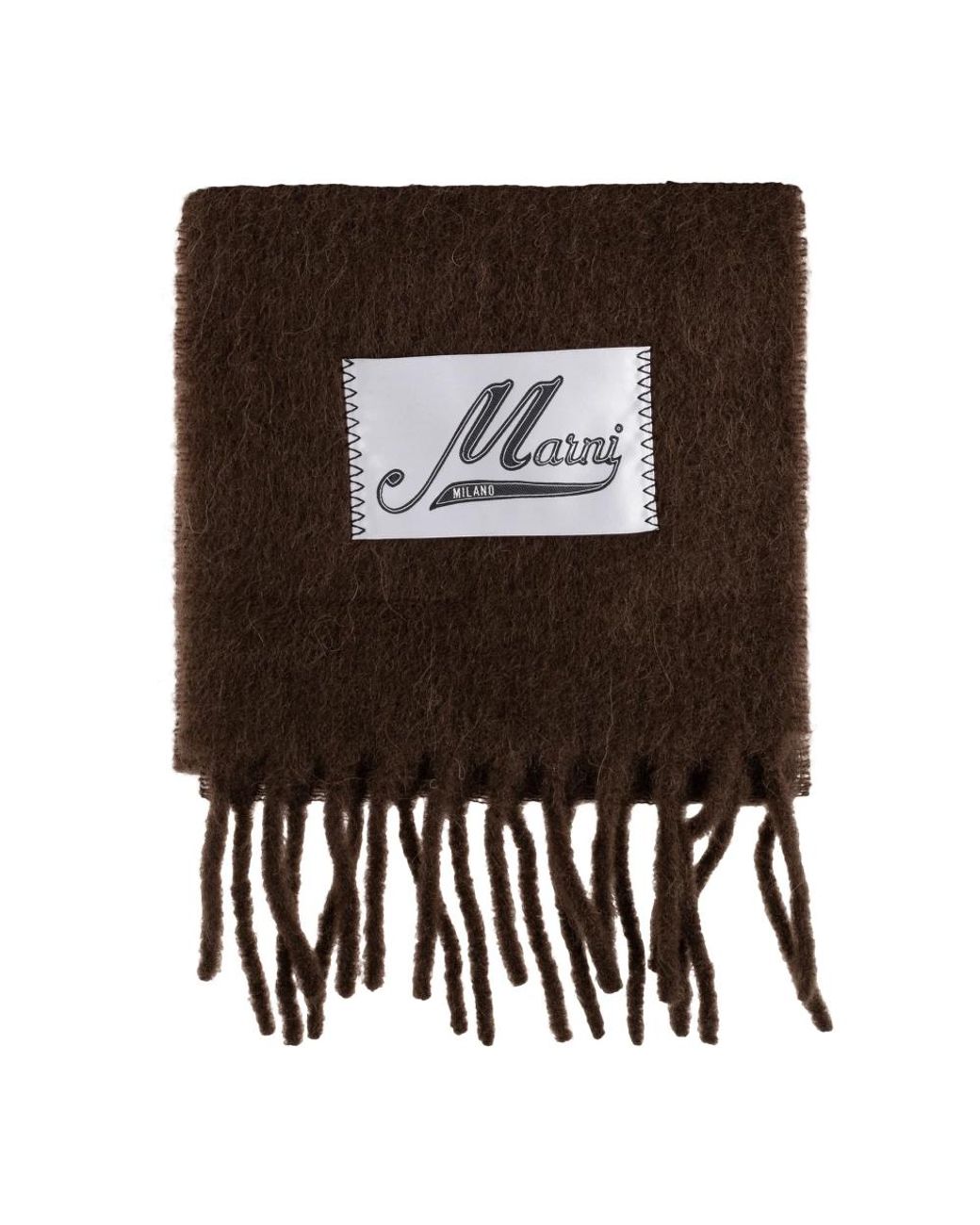 Marni Woolen Scarf in het Brown
