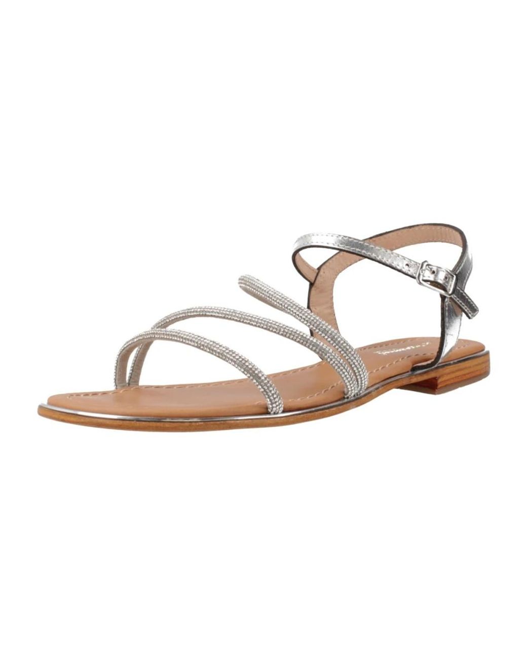 Les Tropeziennes Metallic Flat Sandals