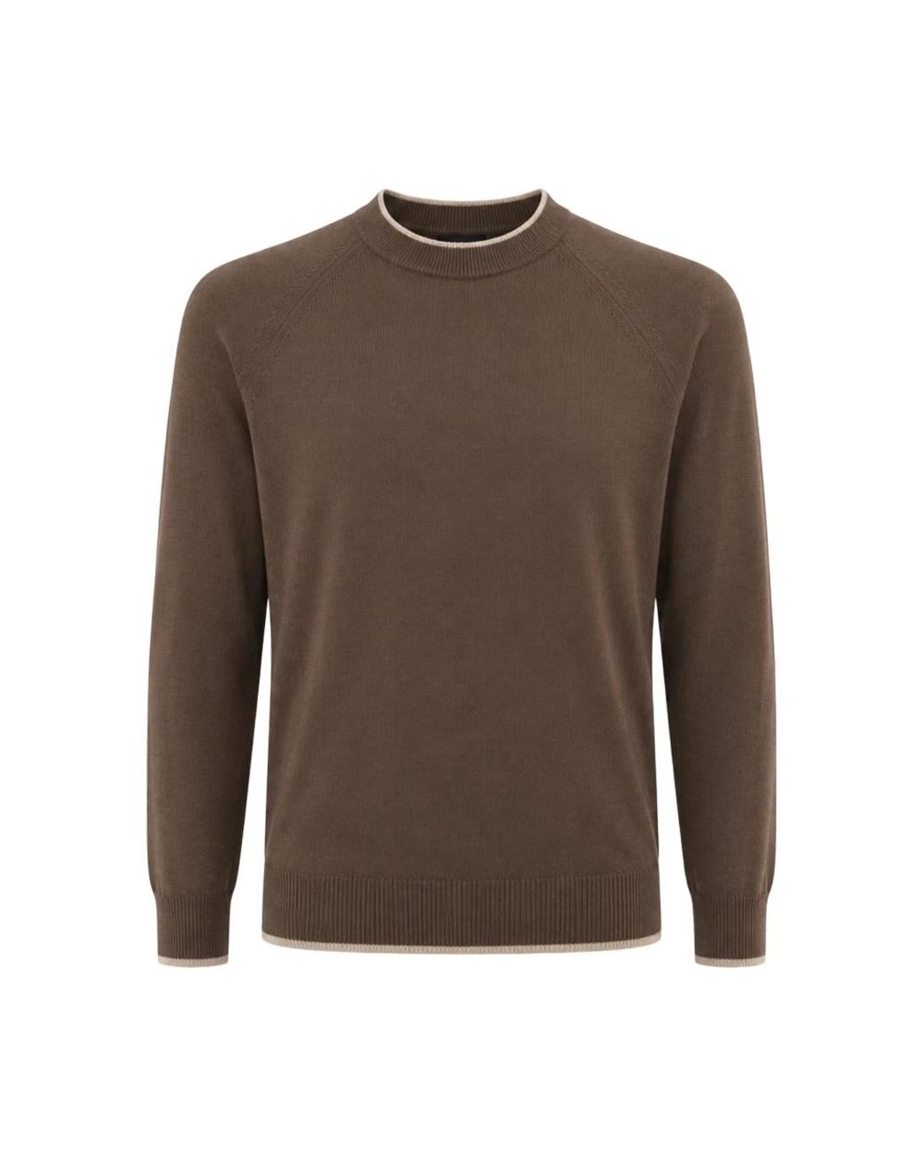 Eleventy Brown Round-Neck Knitwear for men