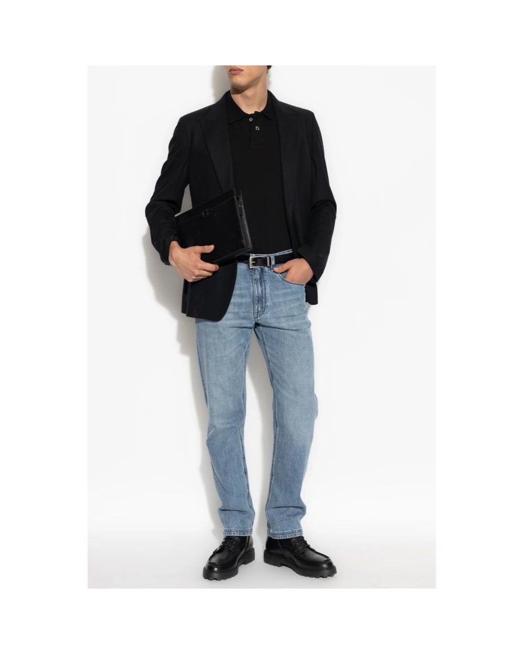 Fendi Blue Slim-Fit Jeans for men