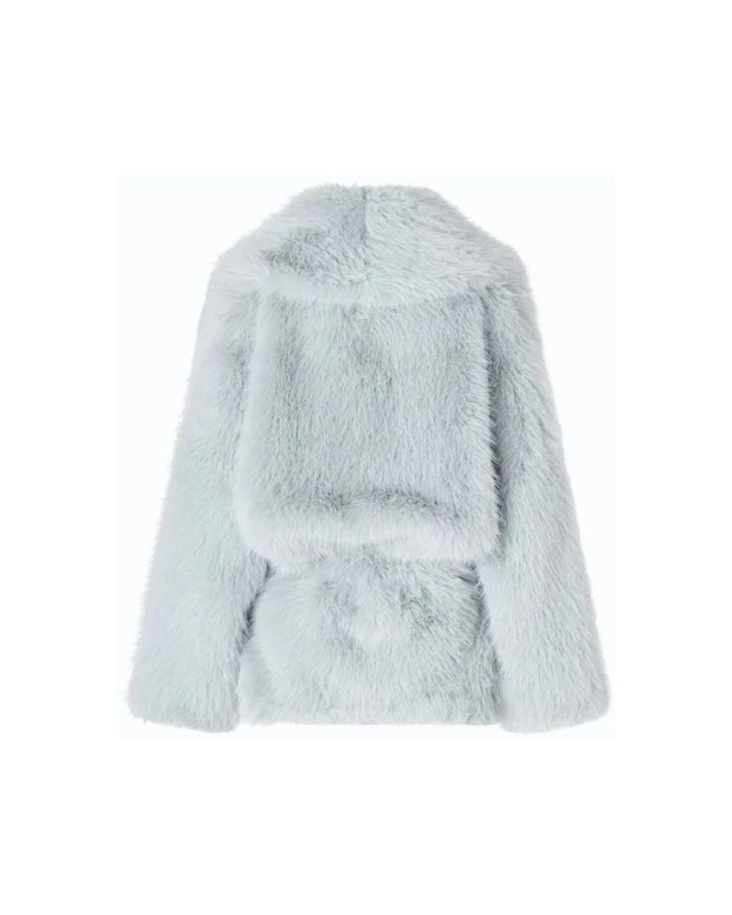 Pinko Blue Faux Fur & Shearling Jackets