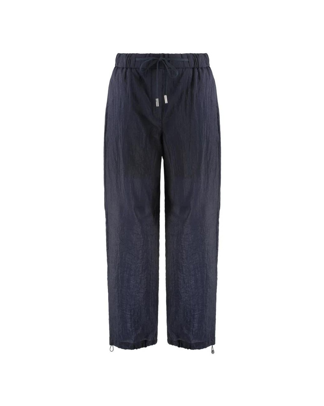 Peserico Blue Straight Trousers