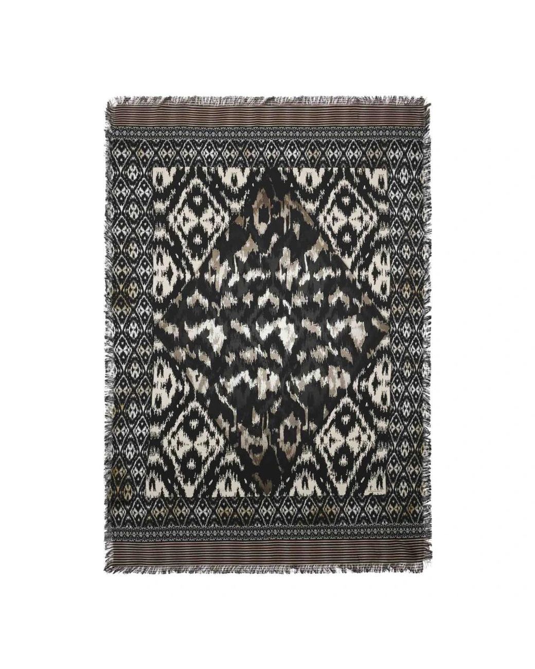 Pierre Louis Mascia Black Silky Scarves