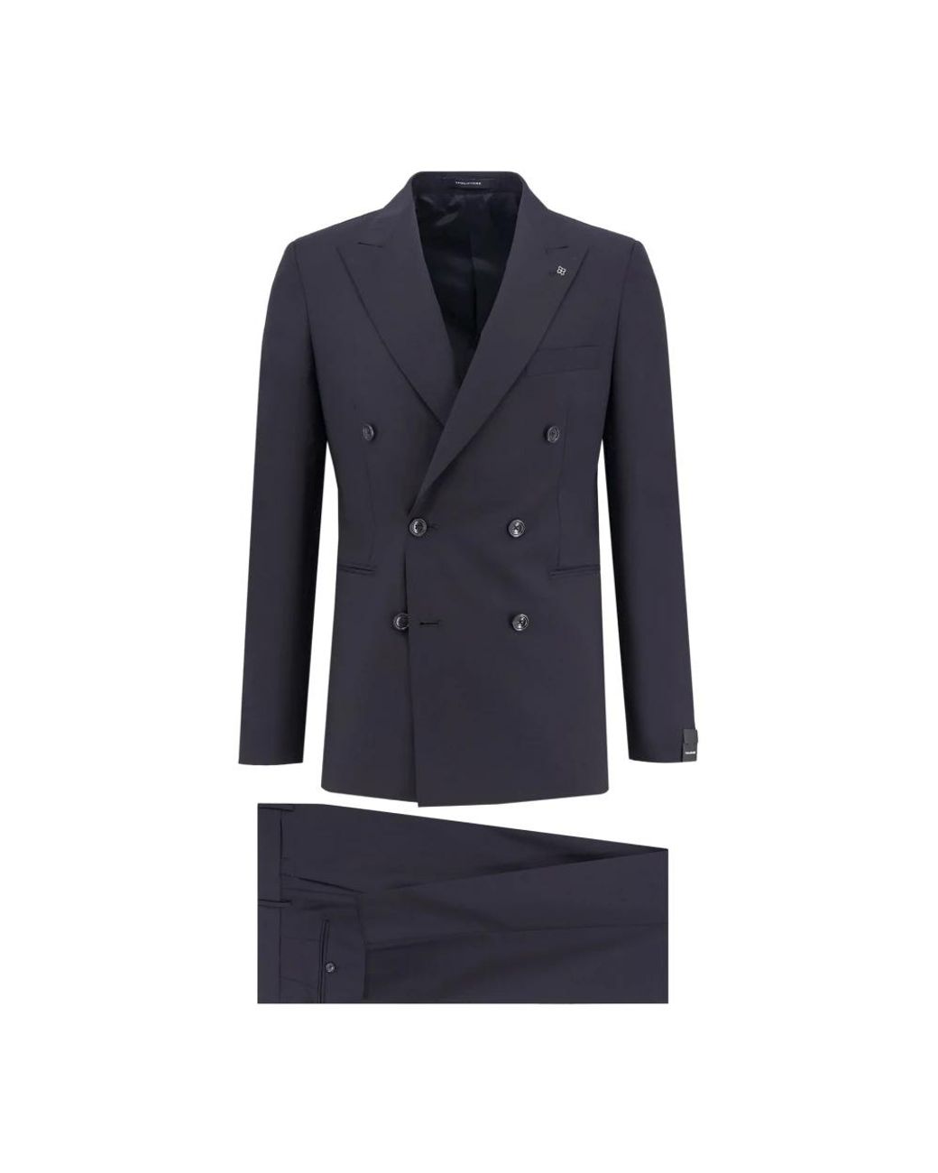 Tagliatore Double-Breasted Suit in het Blue voor heren