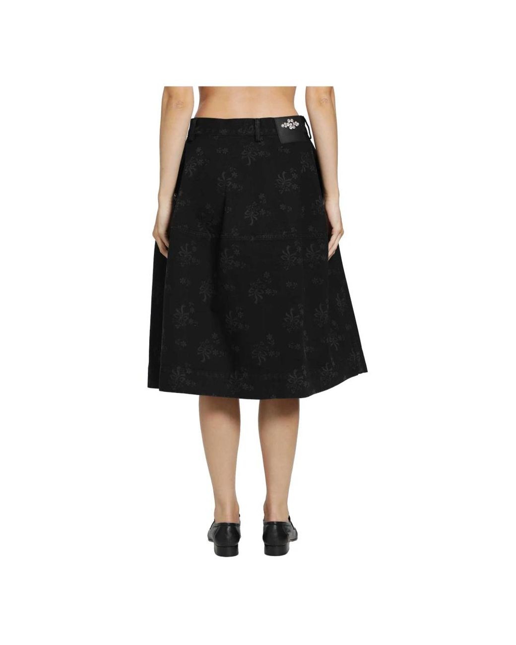 Simone Rocha Black Midi Skirts