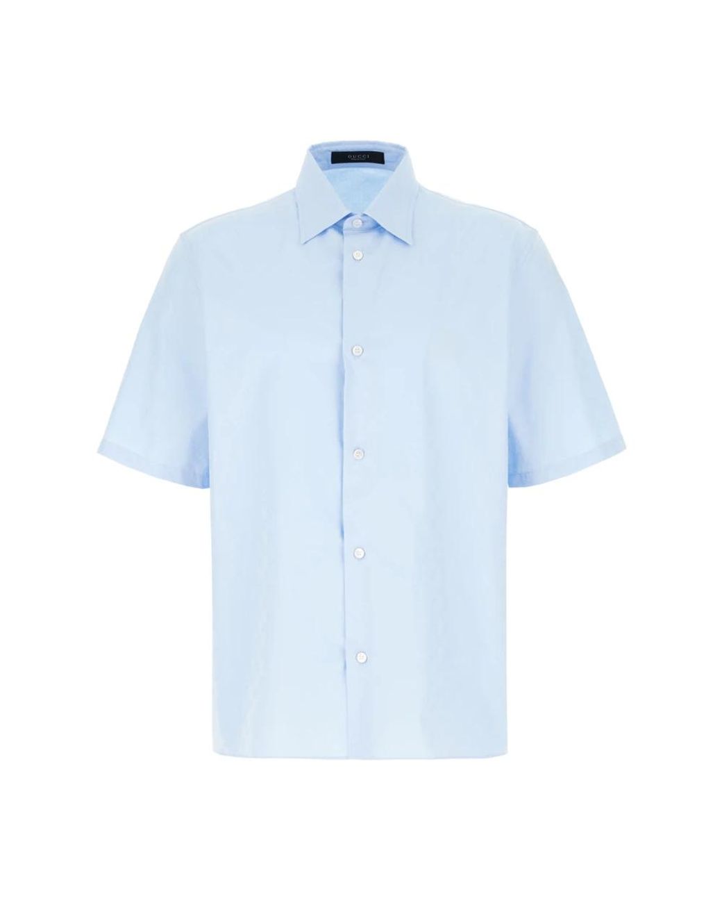Gucci Blue Short Sleeve Shirts for men