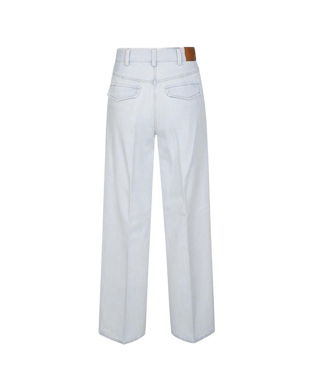 Forte_forte White Straight Fit Jeans