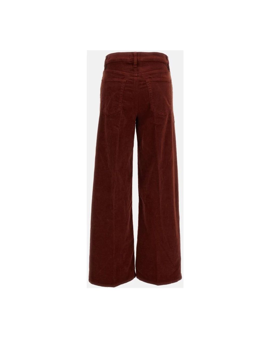 FRAME Red Wide Trousers
