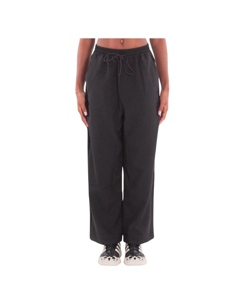 Y-3 Black Straight Trousers