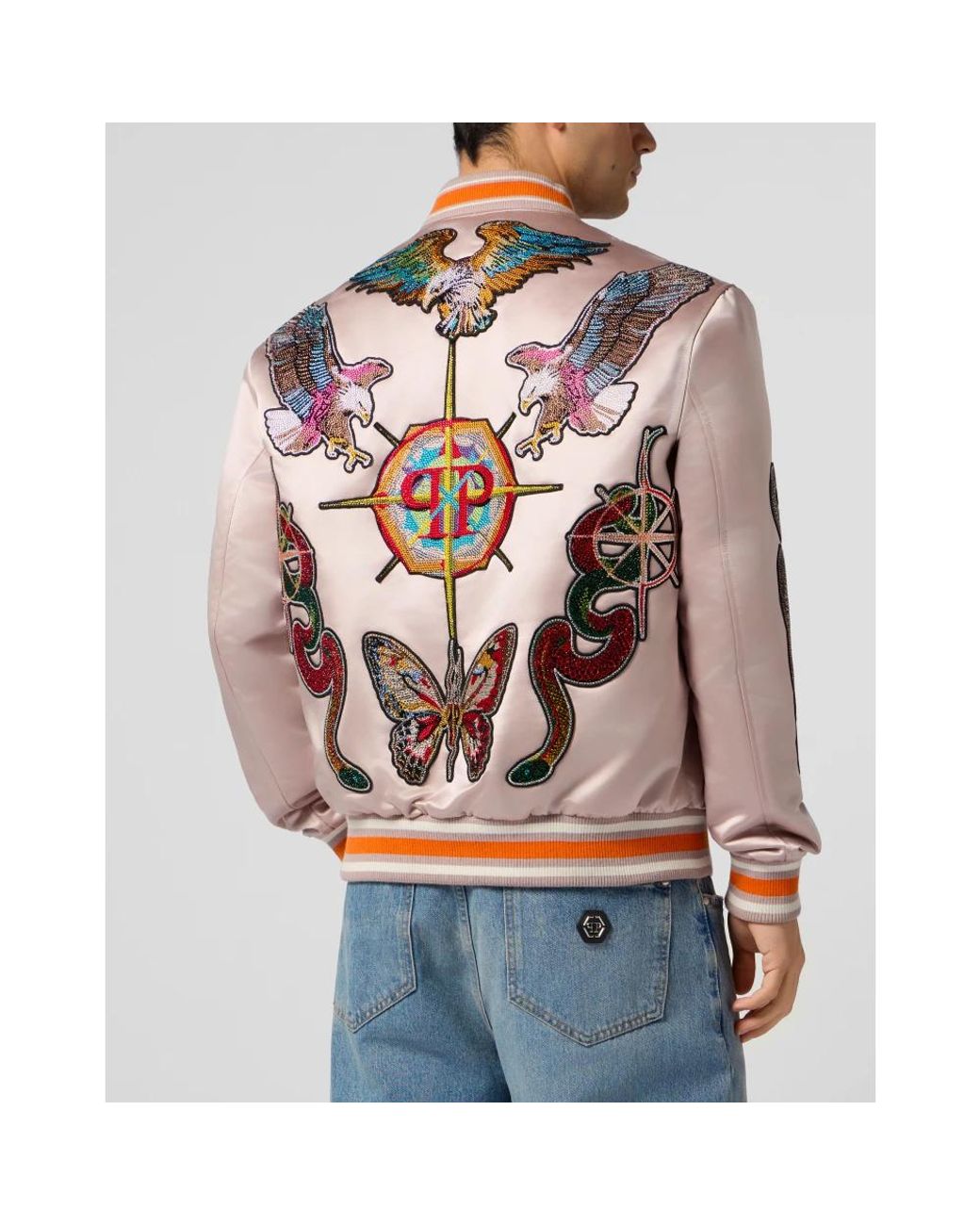Bomber Jackets Philipp Plein de hombre de color Natural