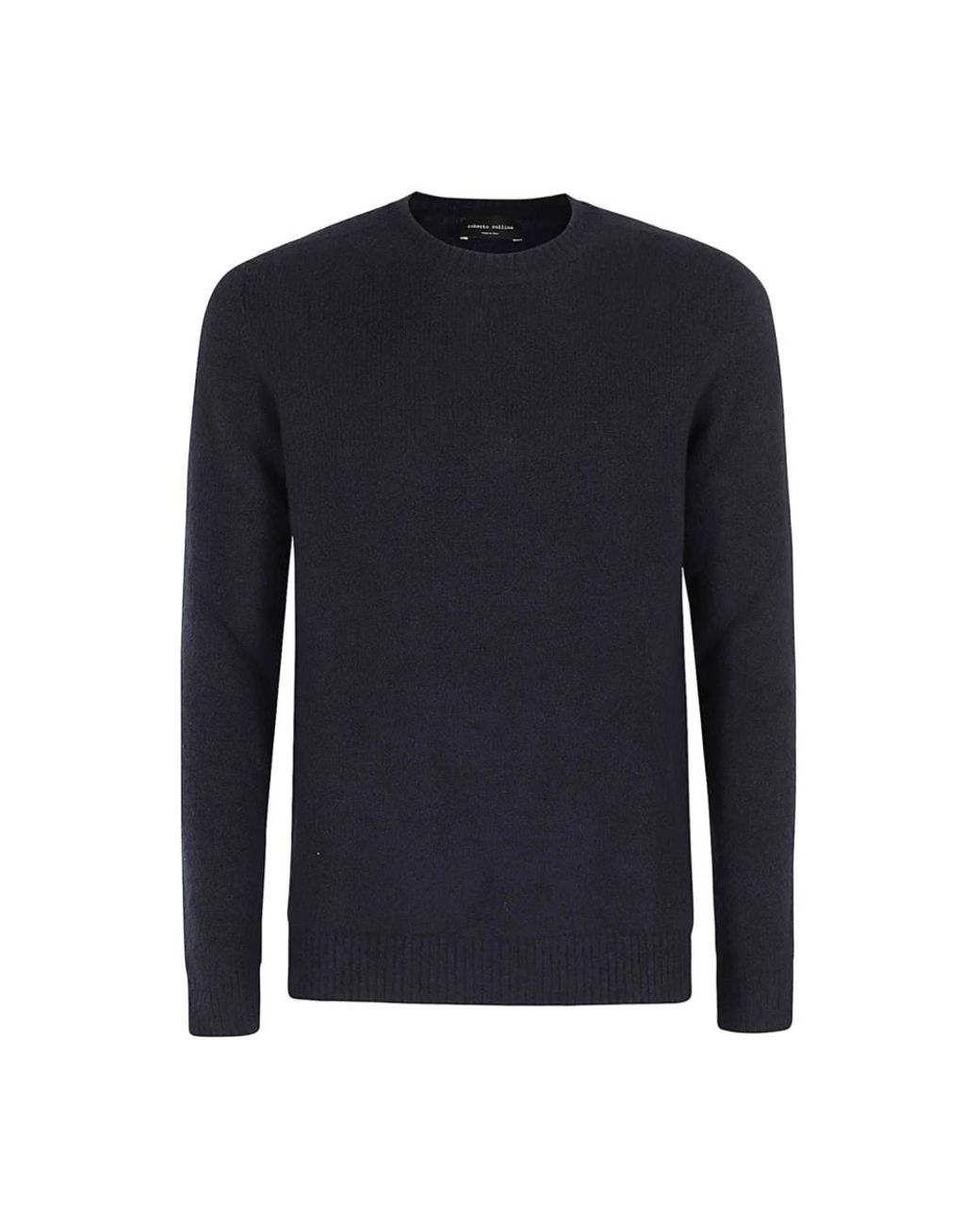 Roberto Collina Blue Round-Neck Knitwear for men