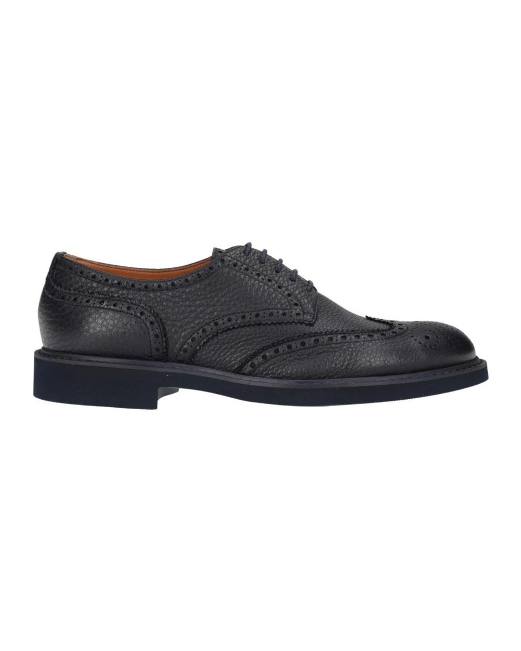 Doucal's Blue Business Shoes for men