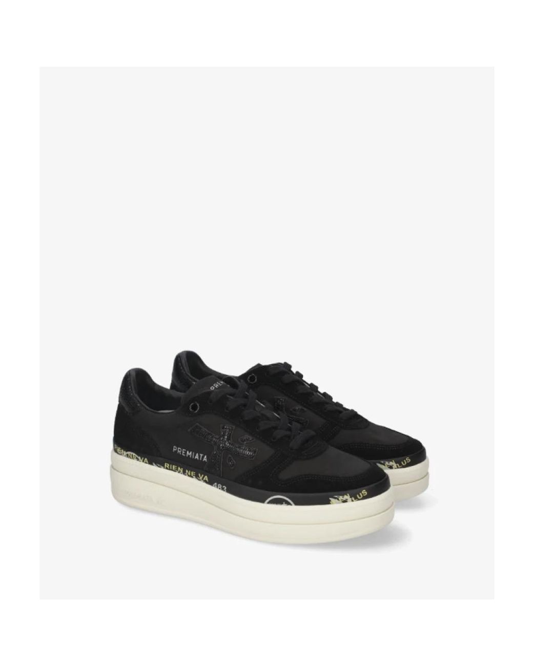 Premiata Black Sneakers