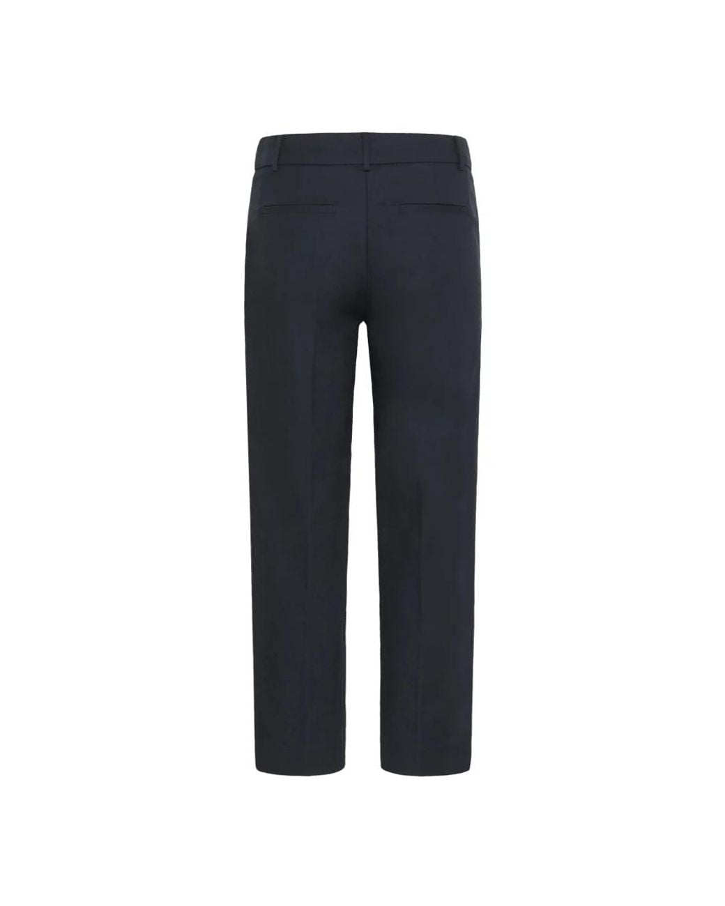 Straight Trousers Part Two de color Black