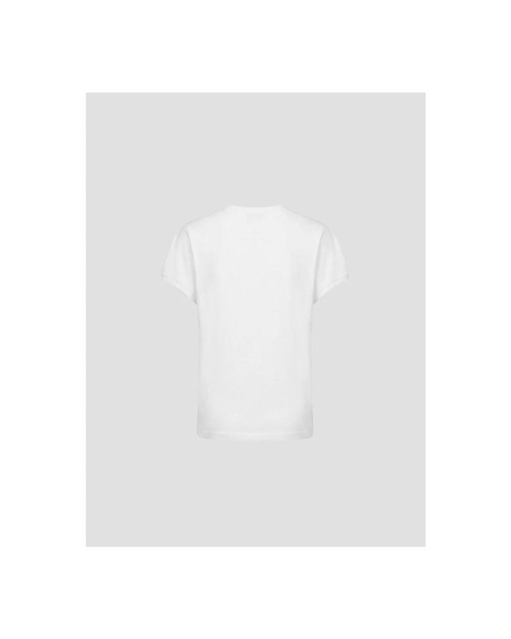 MM6 by Maison Margiela White T-Shirts
