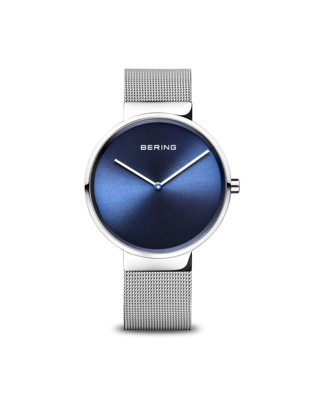 Bering Accessoires ,Grijs Horloge Zilver Blauw 14539 007 in het Blue