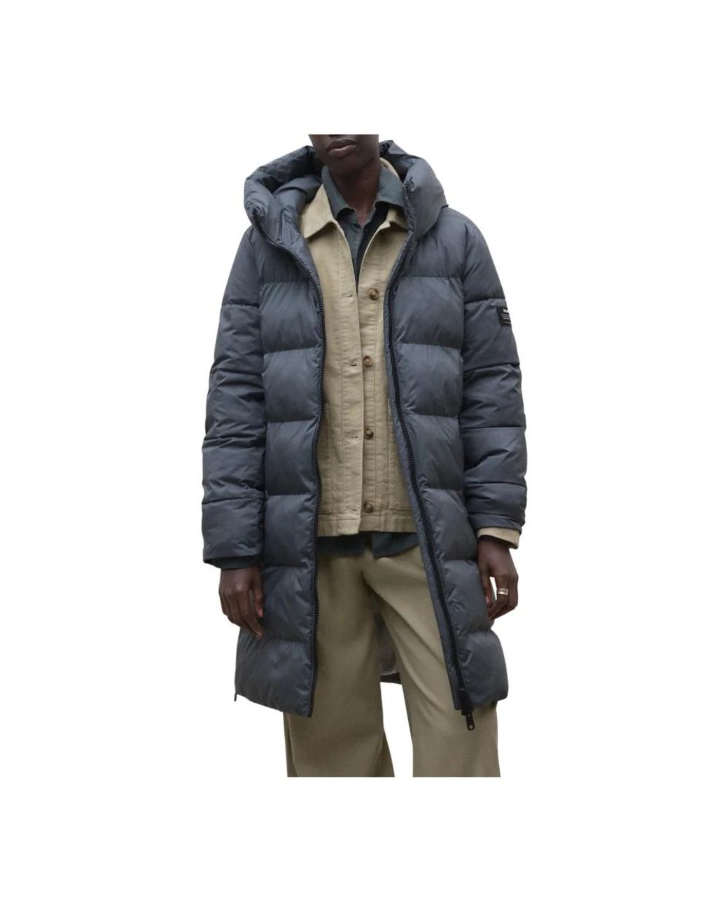 Ecoalf Blue Down Coats