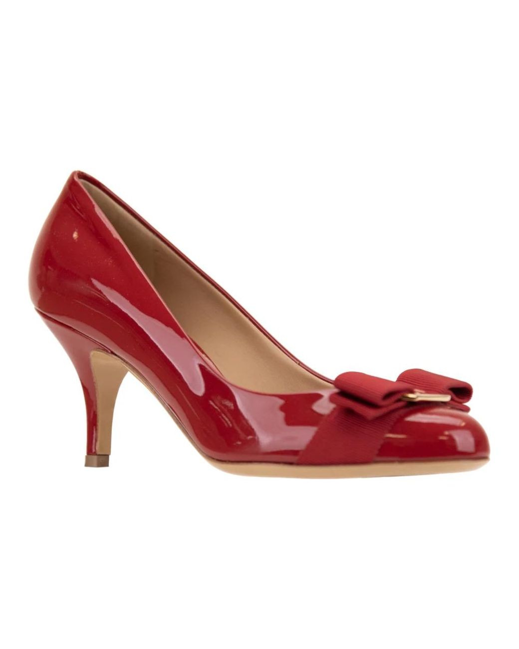 Ferragamo Red Pumps
