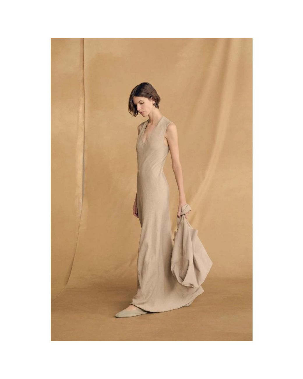 Maxi Dresses Cortana de color Natural