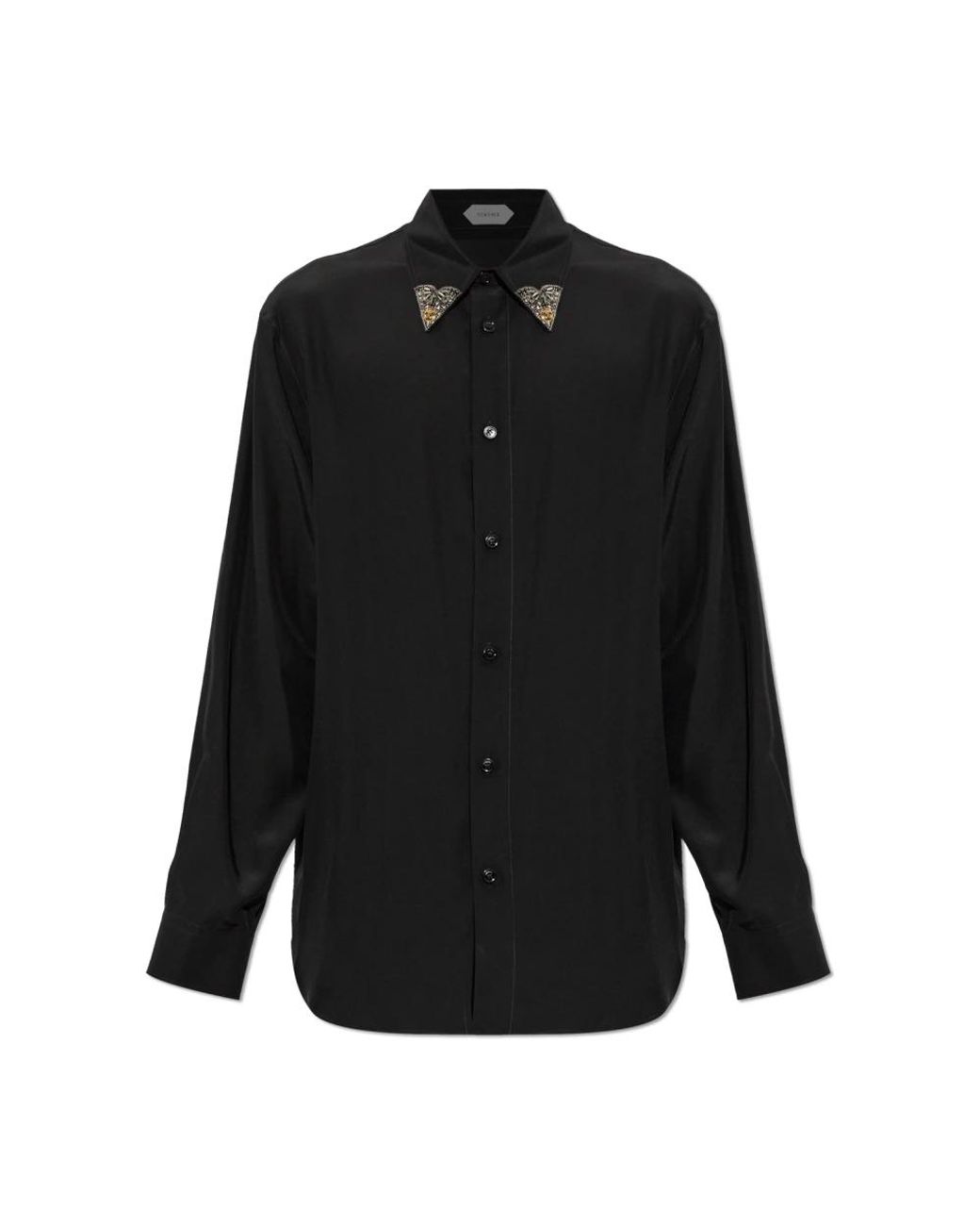 Versace Black Formal Shirts for men