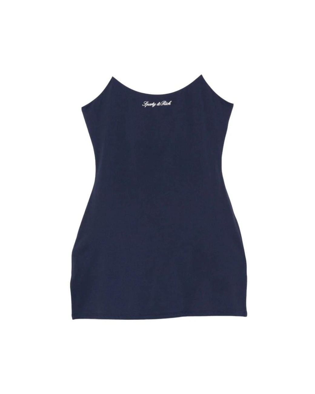 Sporty & Rich Blue Short Dresses