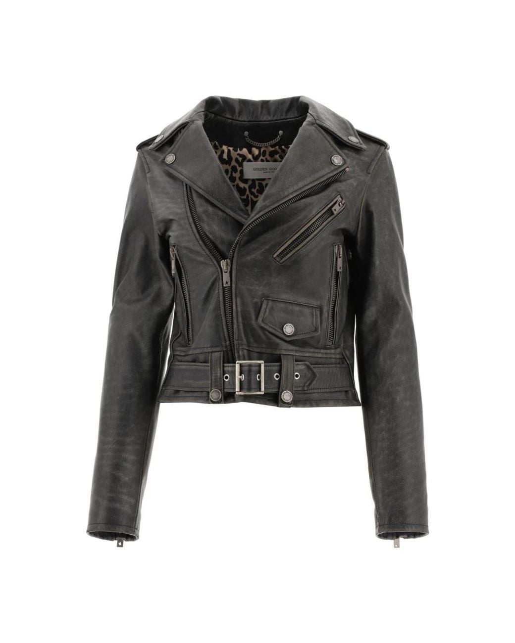 Golden Goose Deluxe Brand Black Leather Jackets