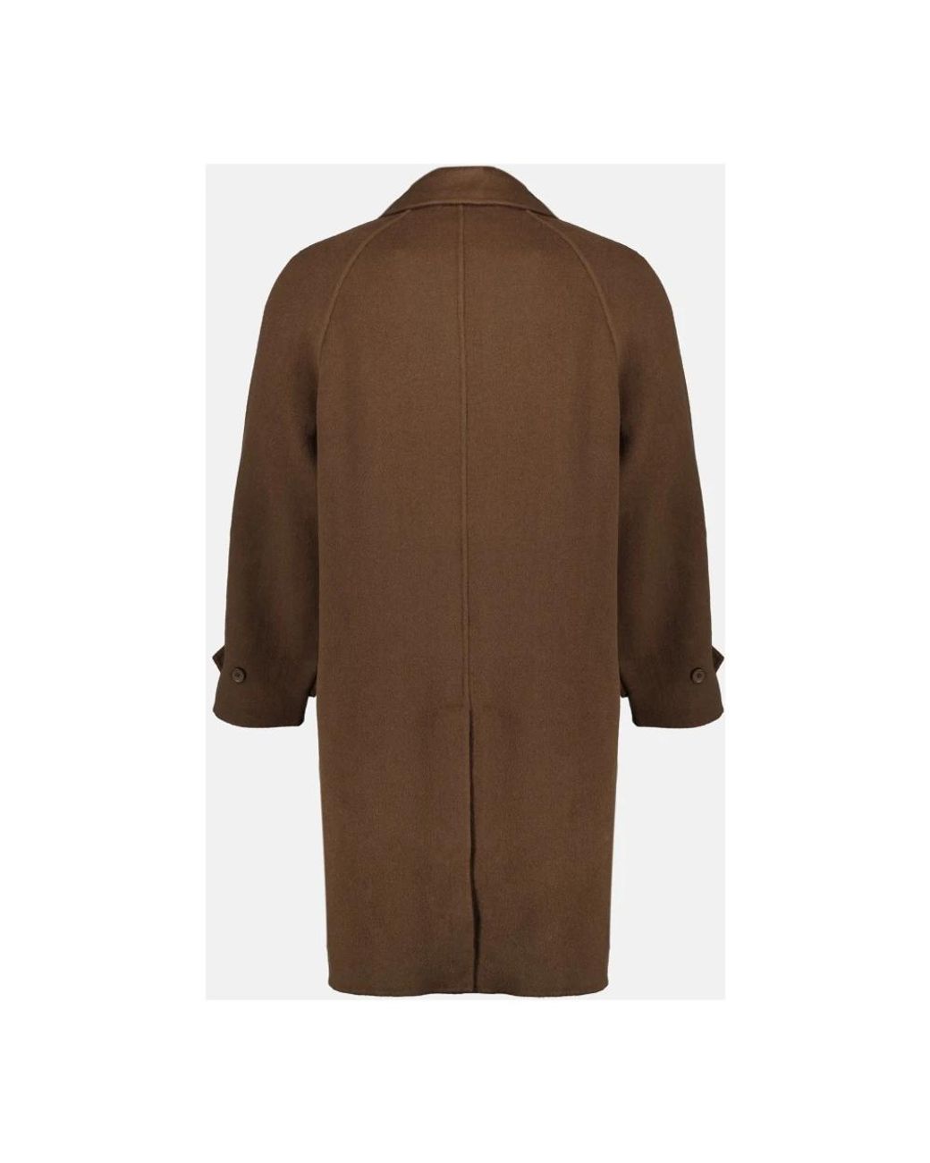 Officine Generale Brown Single-Breasted Coats for men