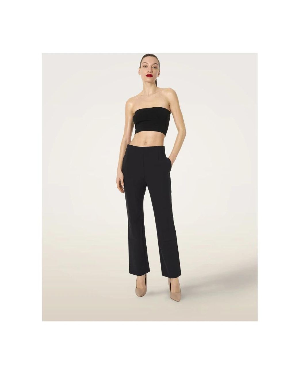 Wolford Black Wide Trousers