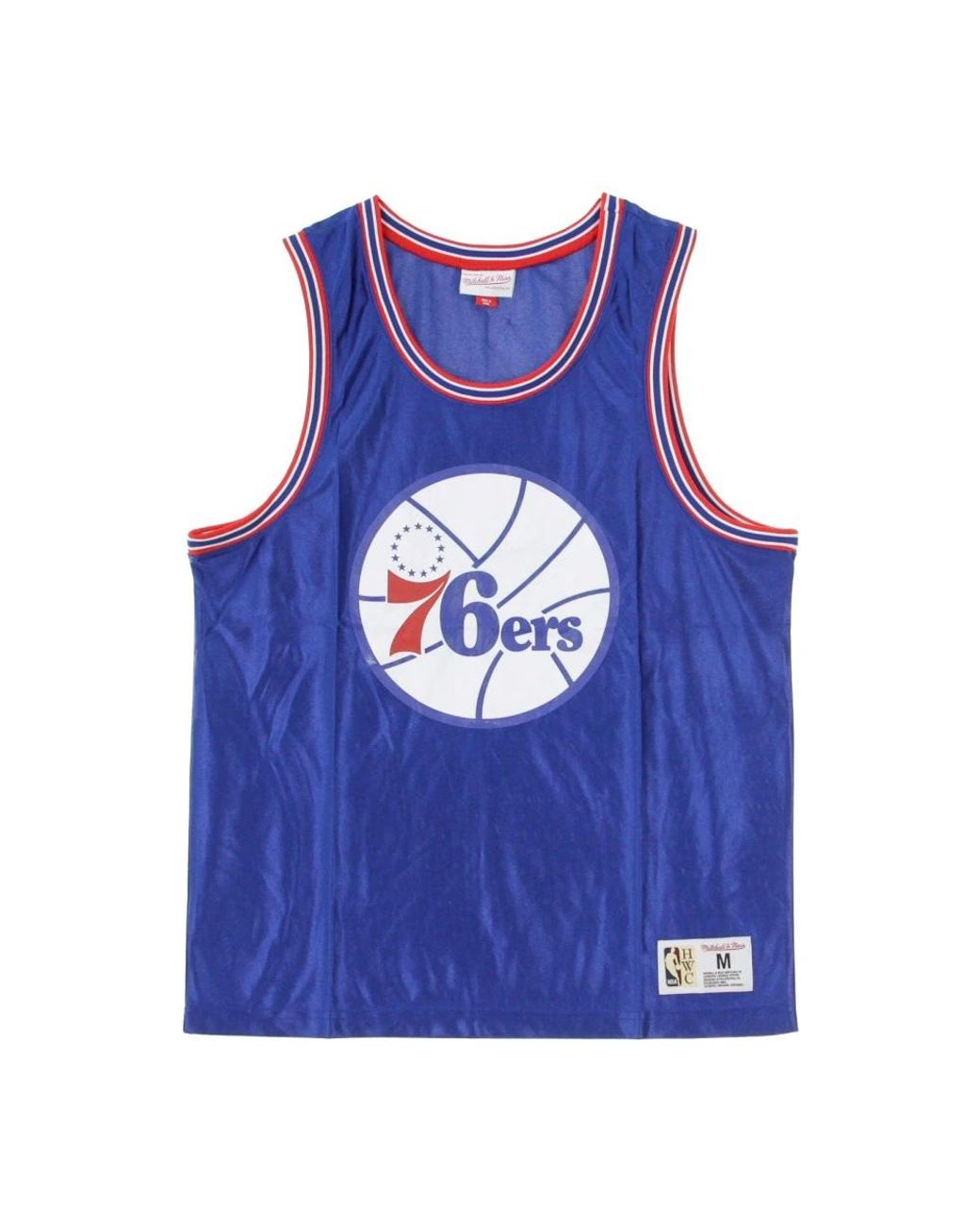 Mitchell & Ness Fitness ,Blauw ,Nba Dazzle Tank Top in het Blue voor heren