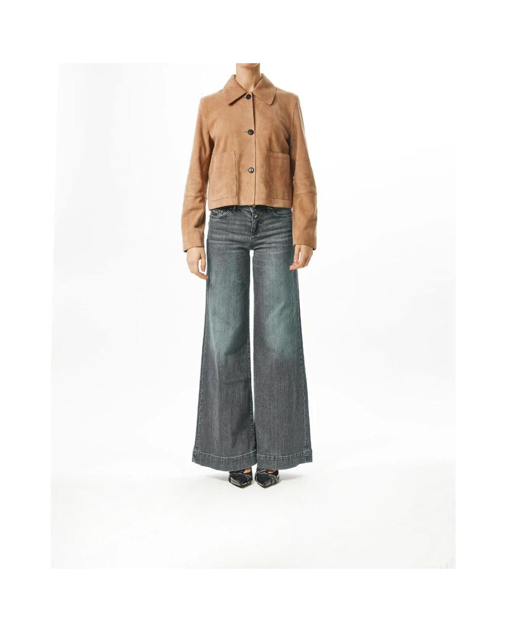Karl Lagerfeld Brown Leather Jackets
