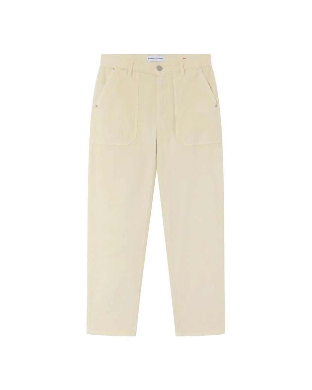 Pinko Natural Cropped Trousers