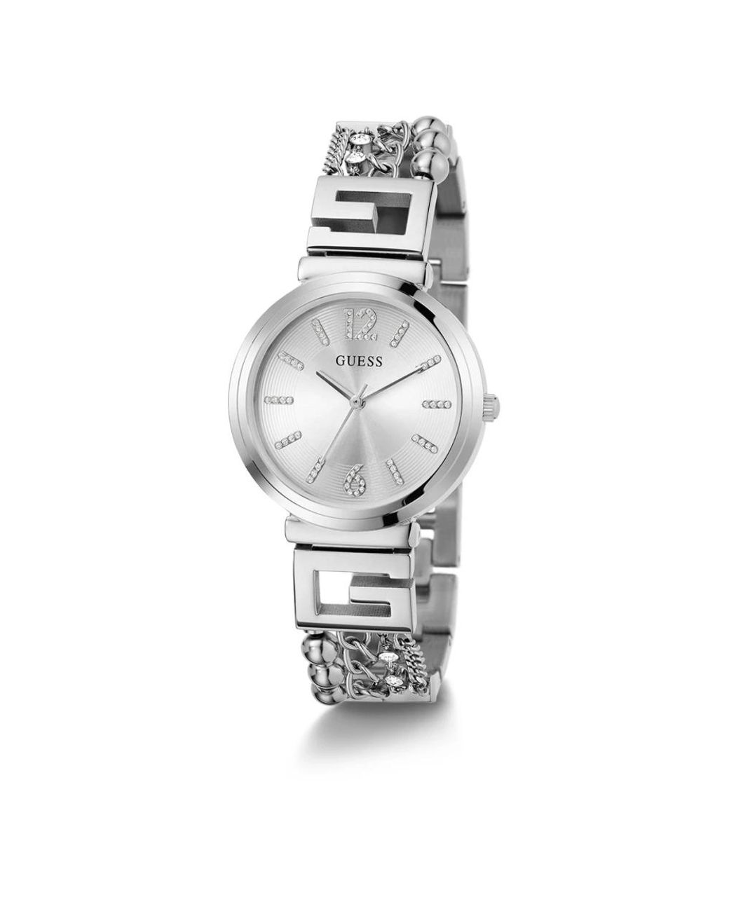 Guess Metallic G Cluster Uhr
