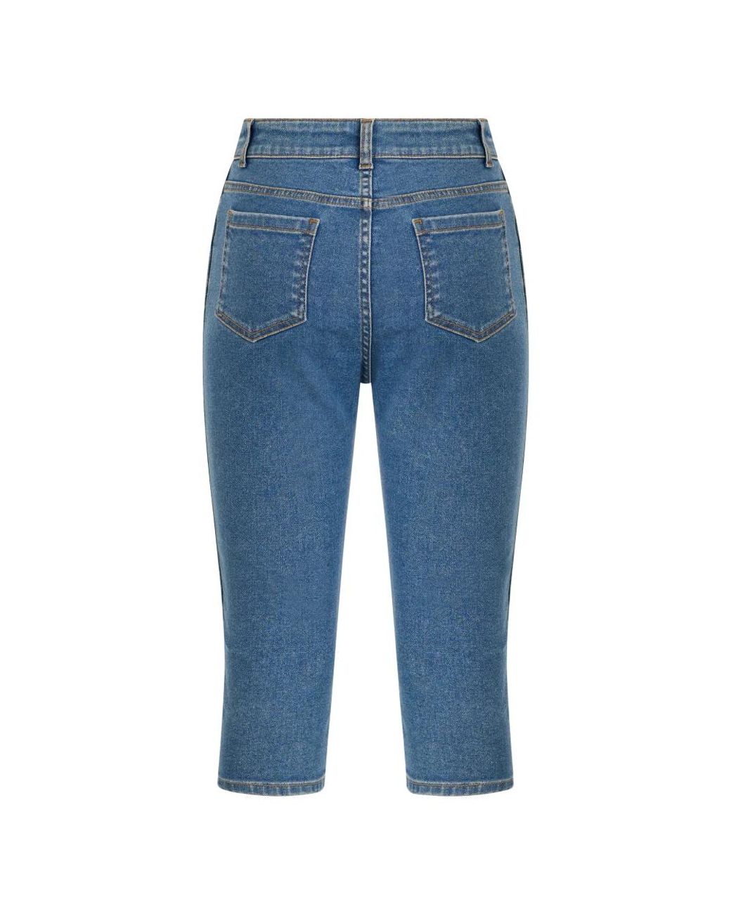 Moschino Blue Cropped Jeans