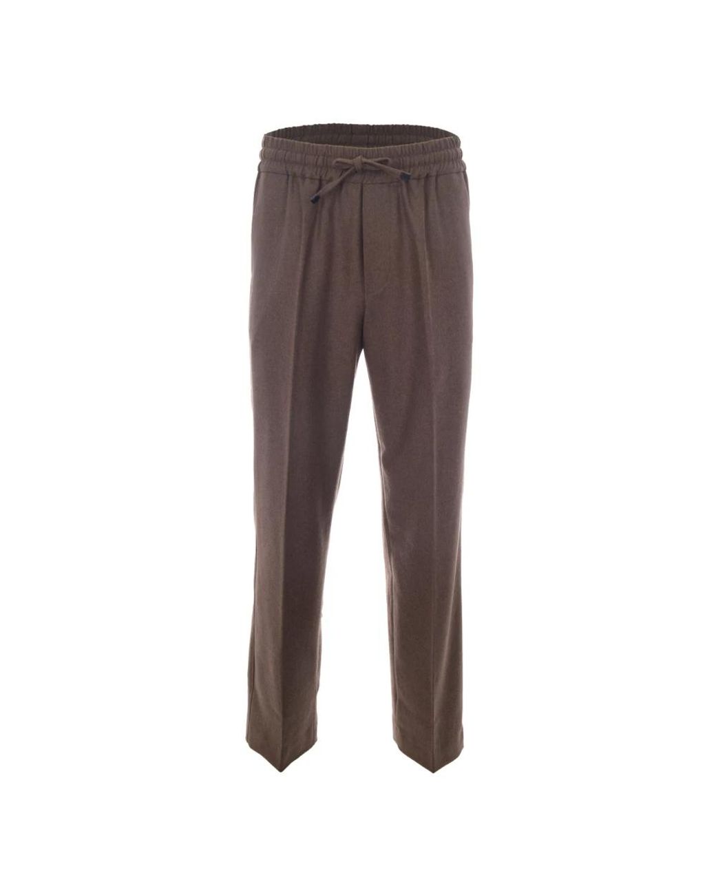 Drole de Monsieur Brown Straight Trousers for men