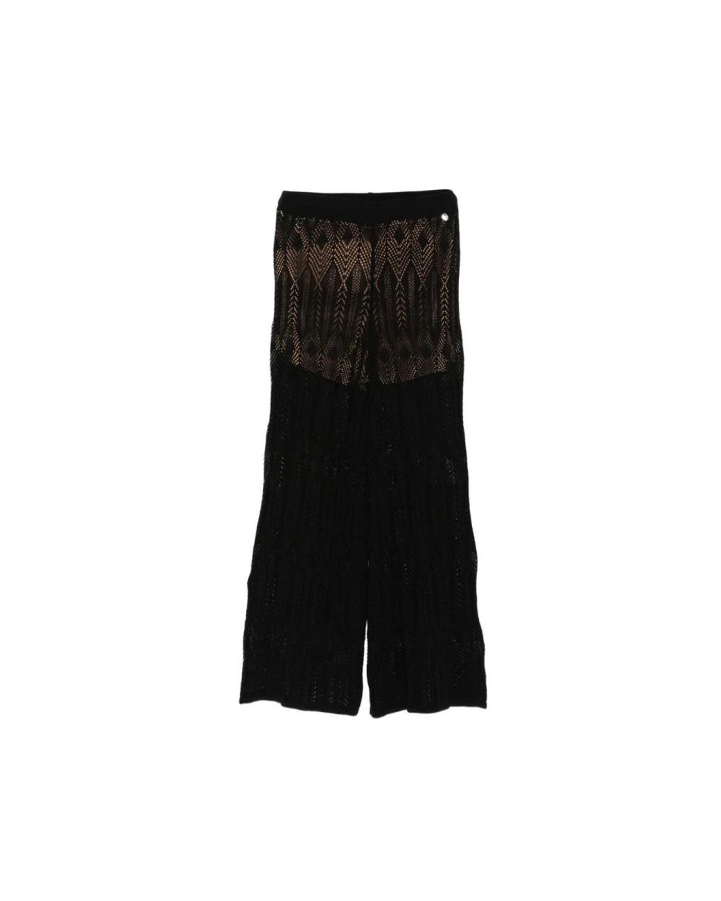 Liu Jo Black Wide Trousers