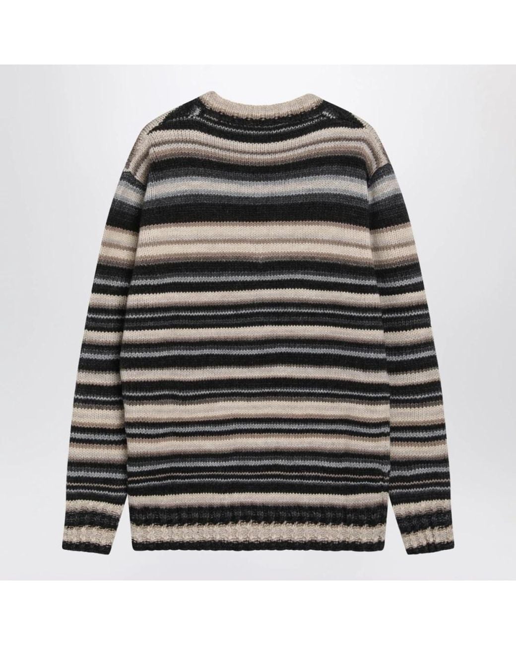 Dolce & Gabbana Black V-Neck Knitwear for men