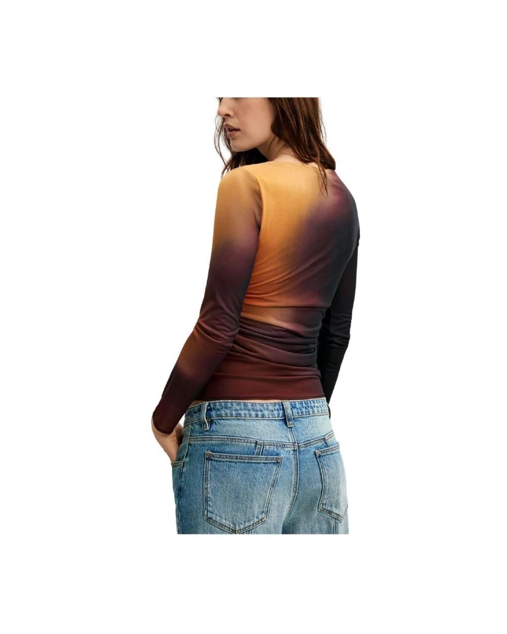 Desigual Black Long Sleeve T-Shirts