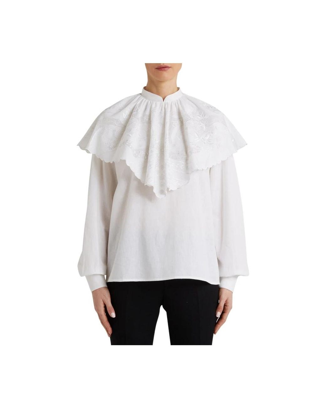 Etro White Blouses