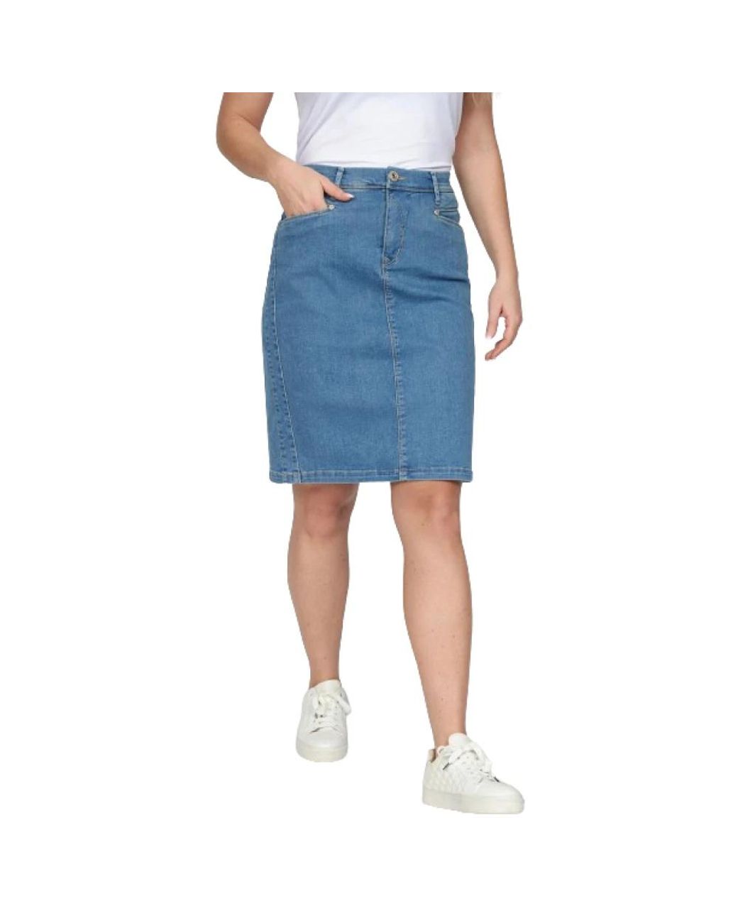 2-Biz Denim Skirts in het Blue