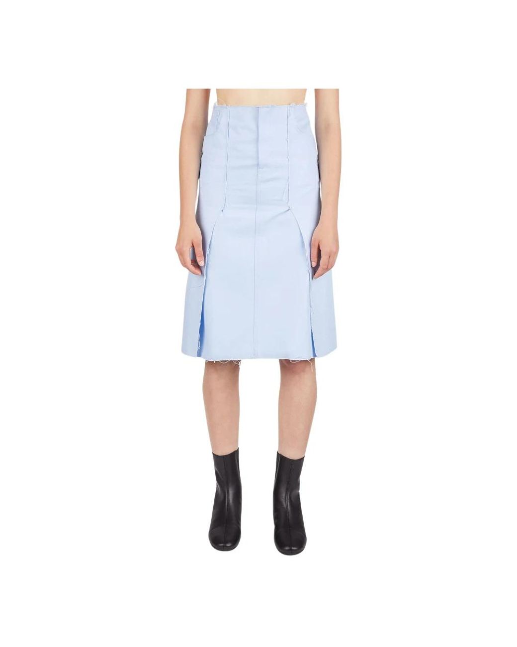 Midi Skirts Raf Simons en coloris Blue