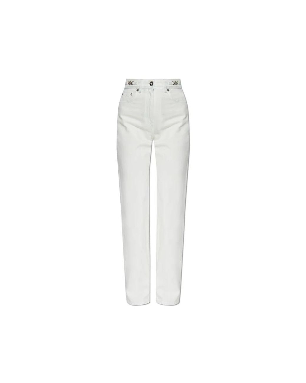 Versace Straight Jeans in het White
