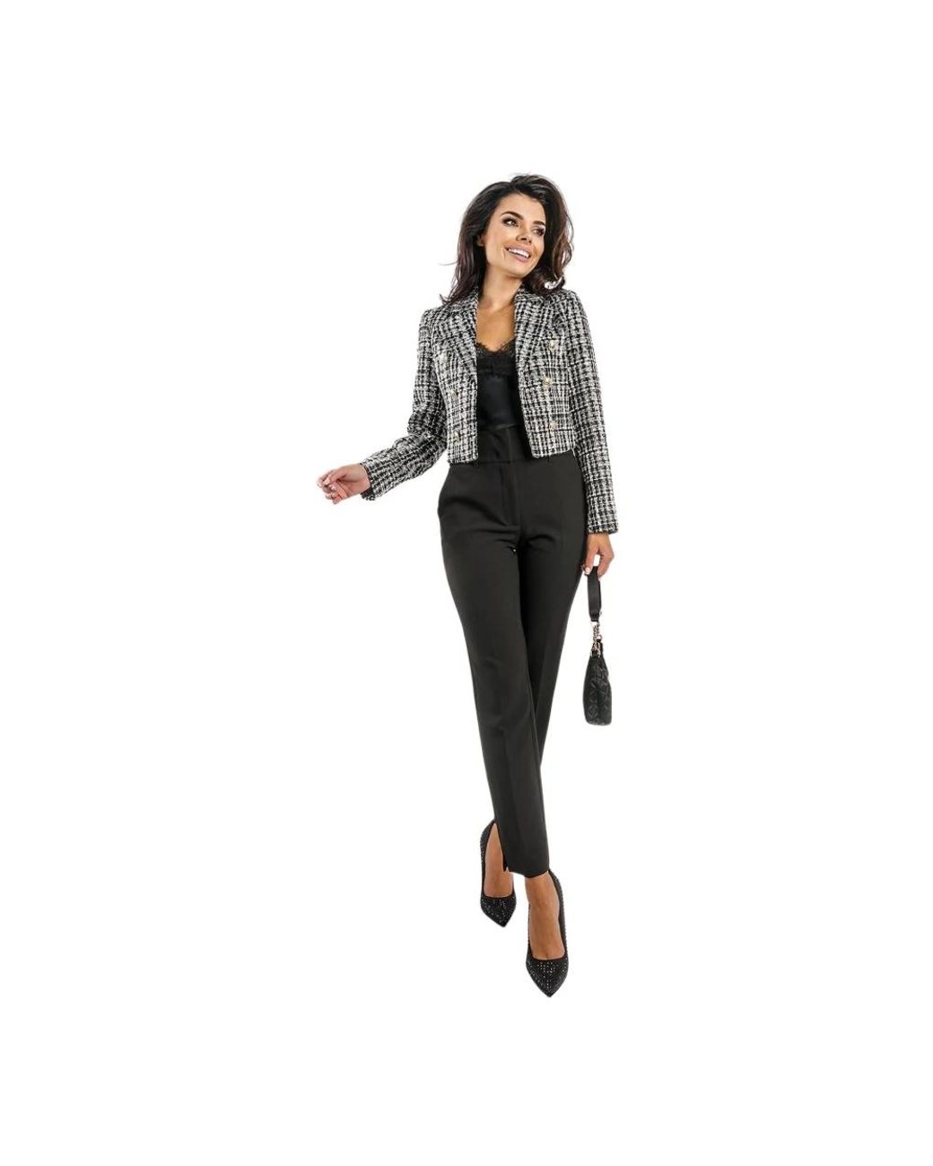 Marciano Black Tweed Jackets