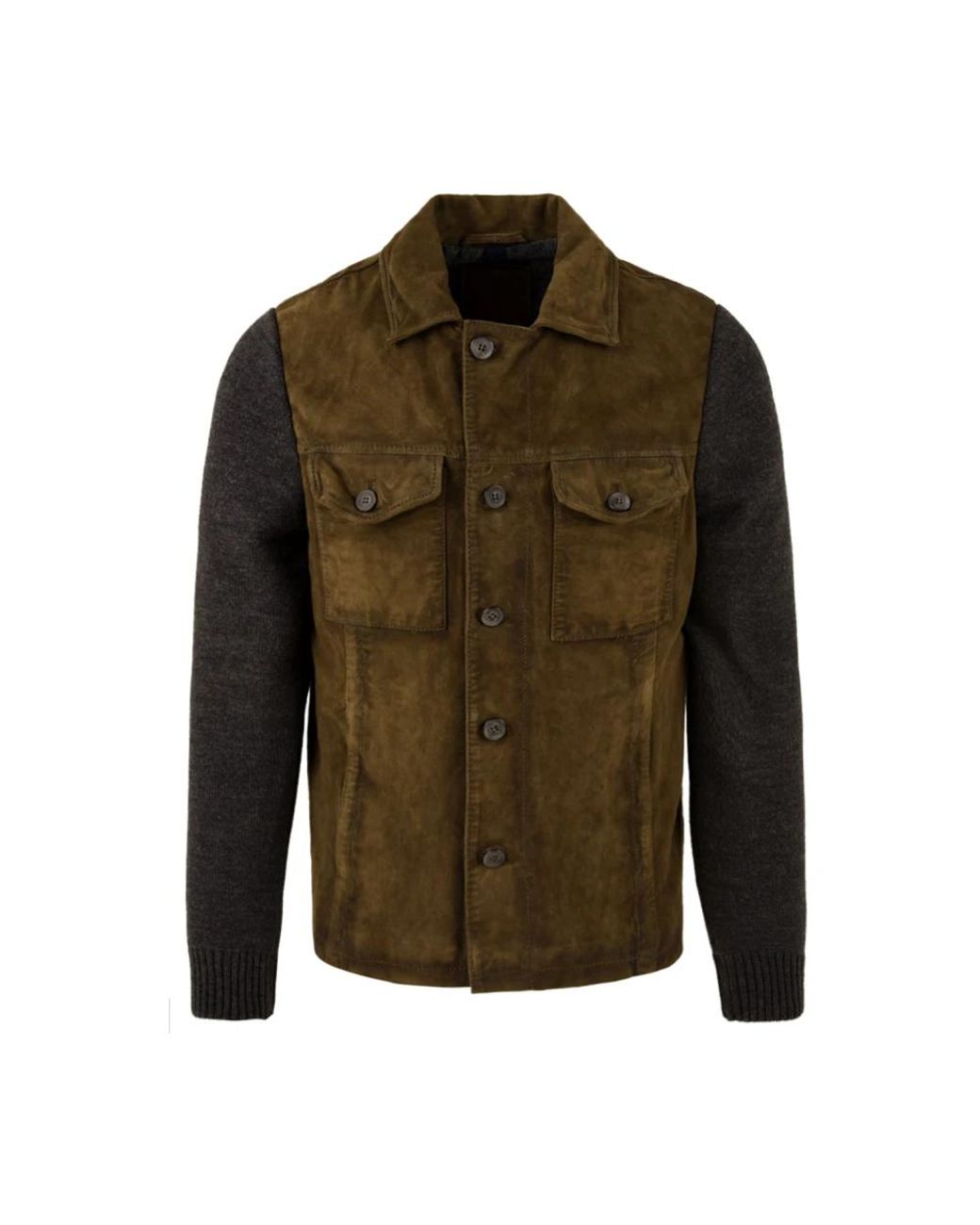 The Jack Leathers Green Leather Jackets for men