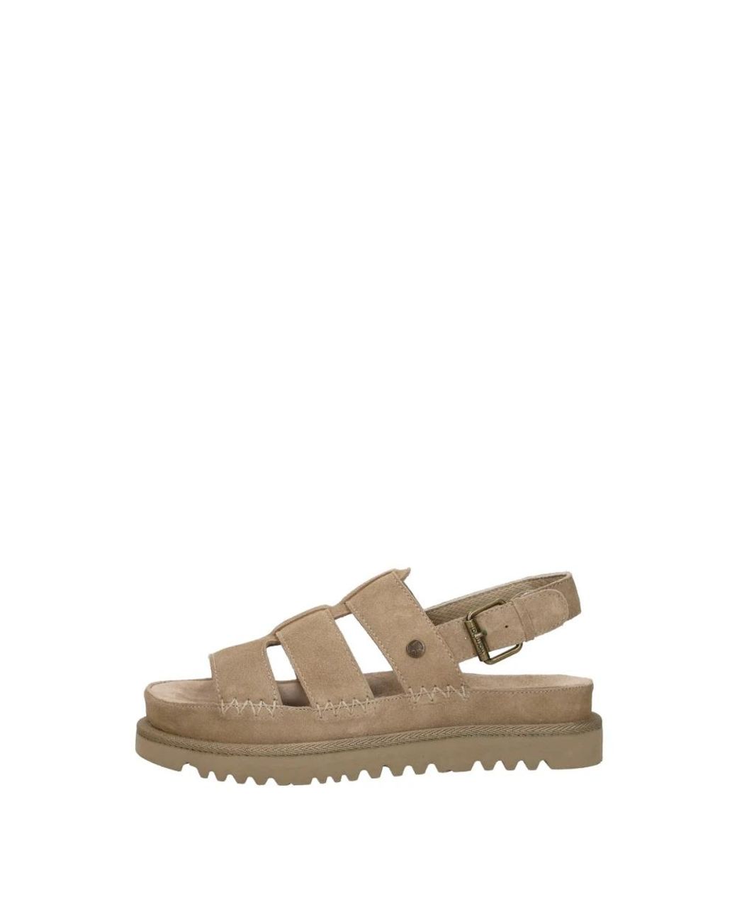 Flat Sandals Warmbat en coloris Natural