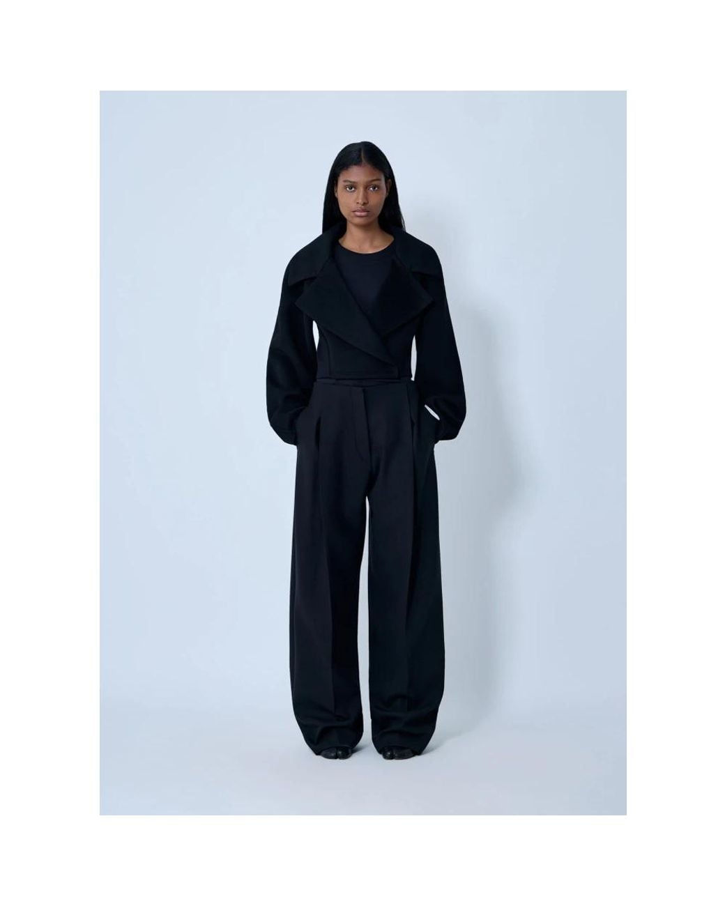 Sportmax Blue Wide Trousers