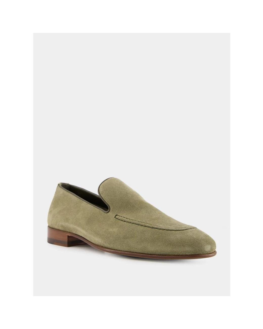 Manolo Blahnik Green Loafers for men